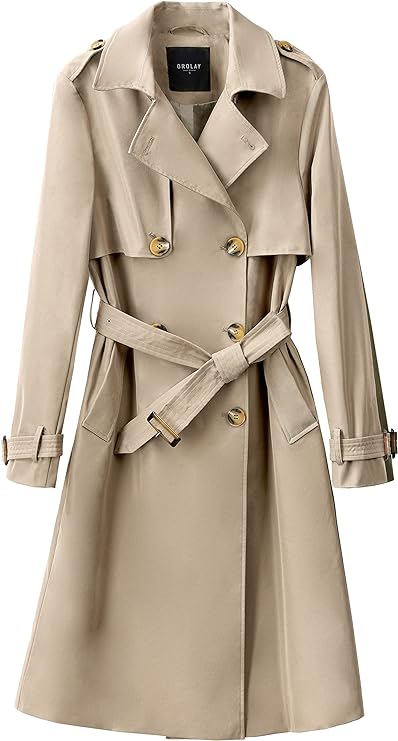 OROLAY Trench Coat